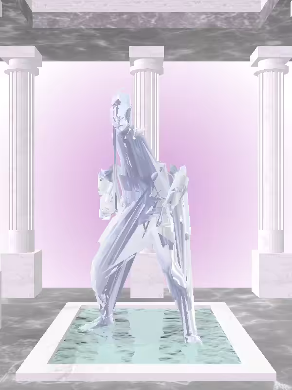 HeavenComputer: The Kicking Melted Blue Man #5479