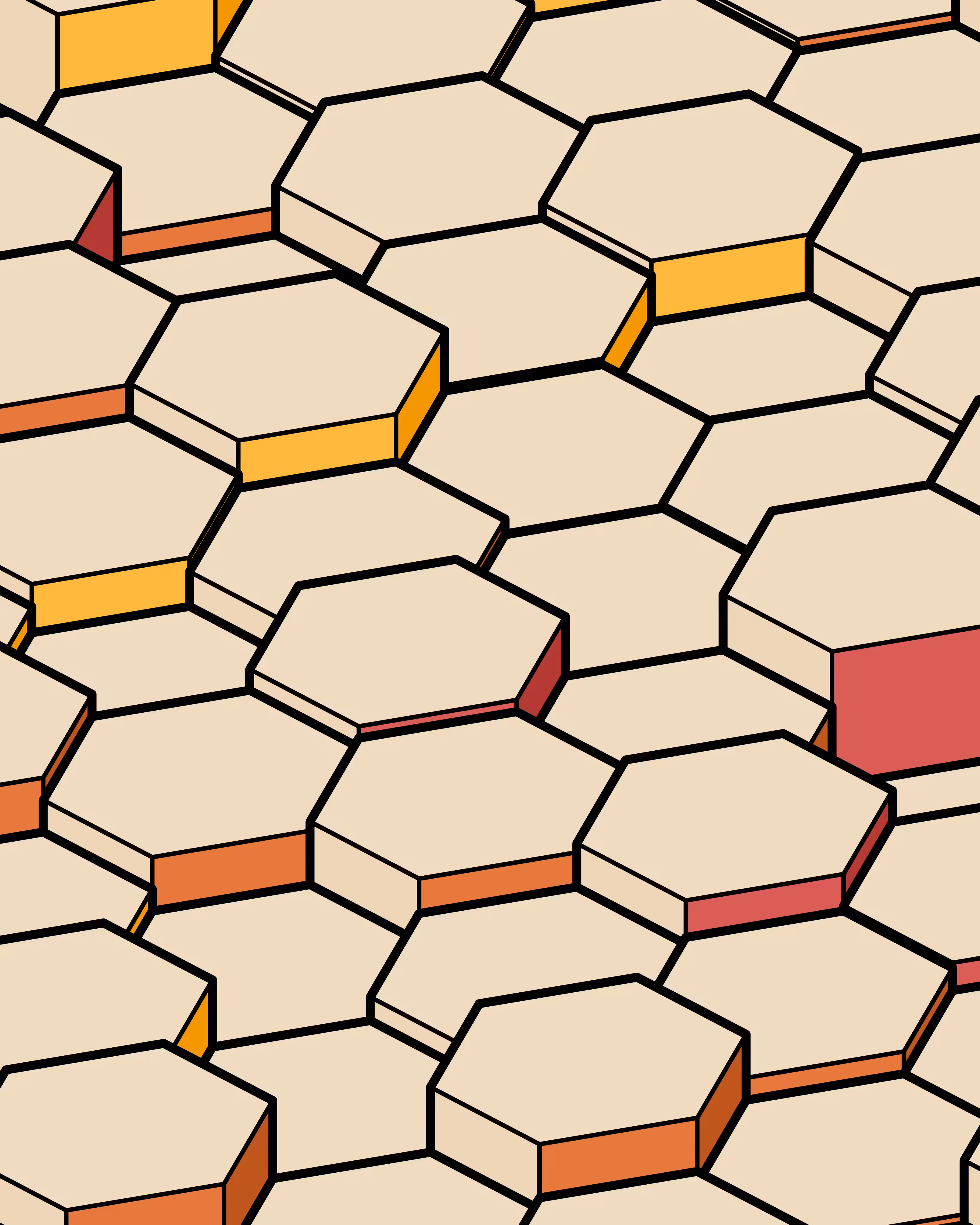 Hexagones Landscape #274