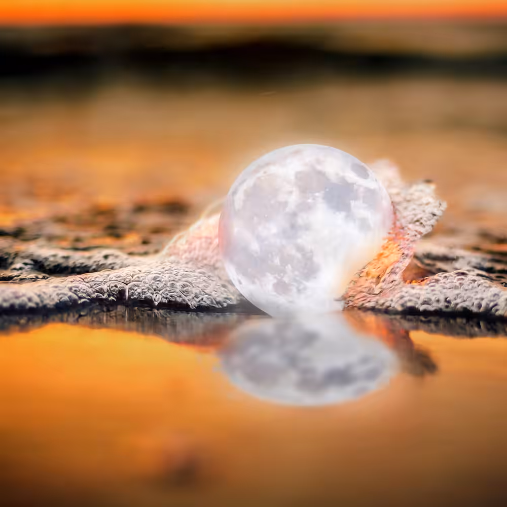The Rare Pearl Moon