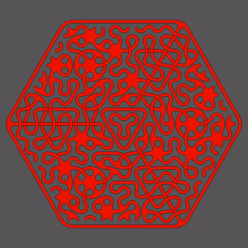 Threefold Symmetry - Dark Variations #9