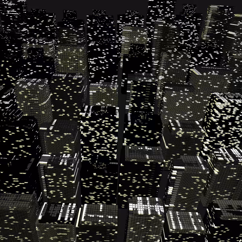 Night city glow #19