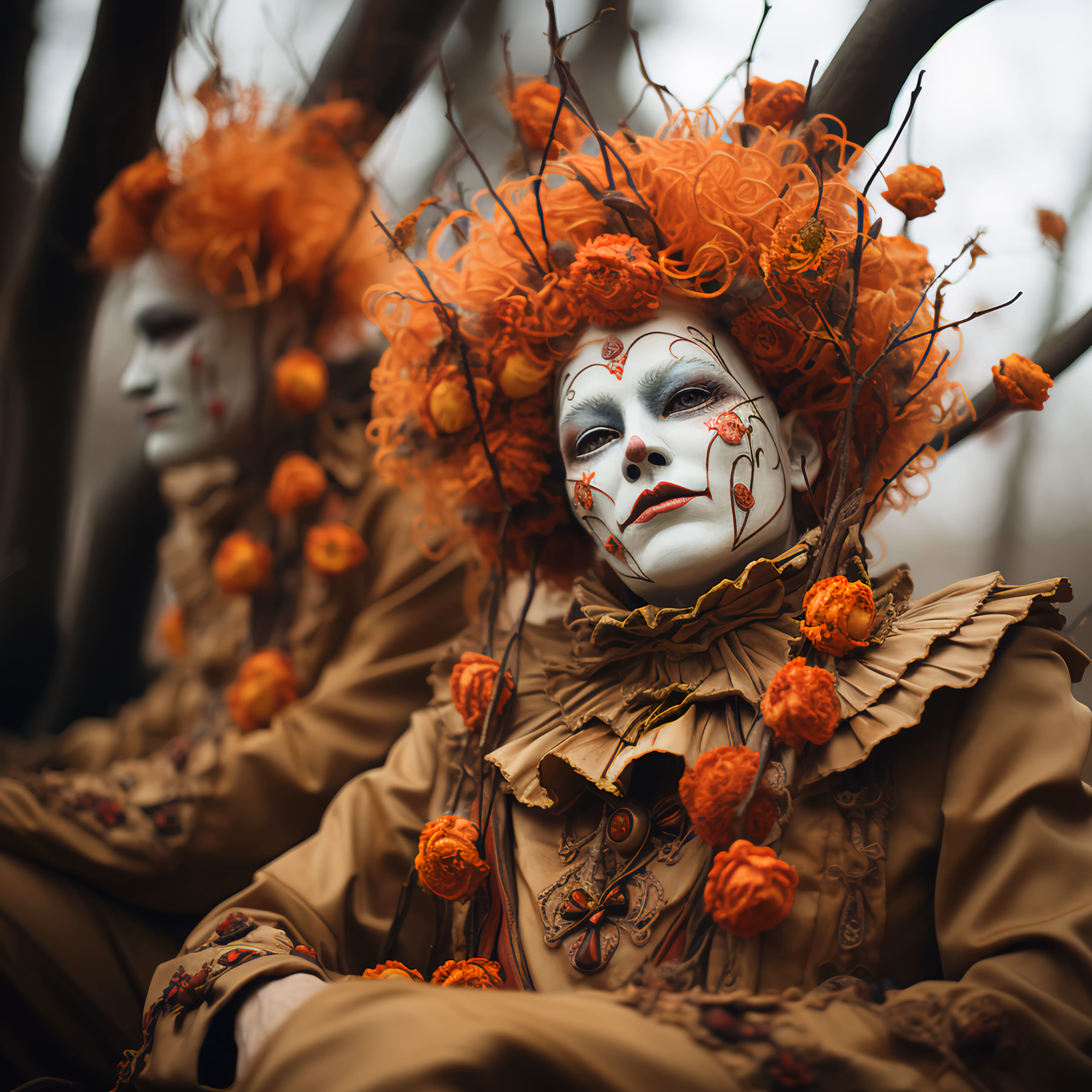 Clowns in the Woods