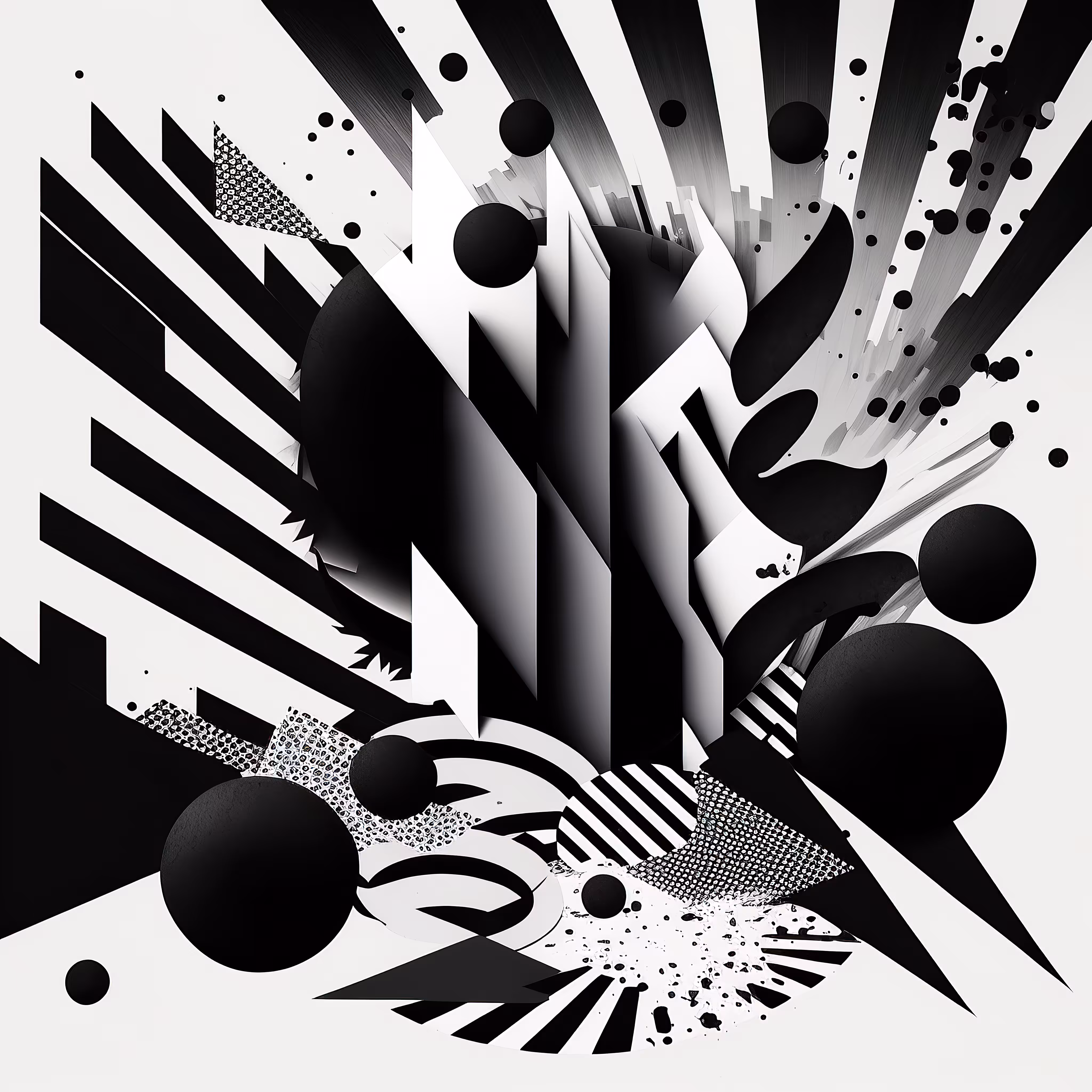 Monochrome Geom: Precision in Monochrome #2