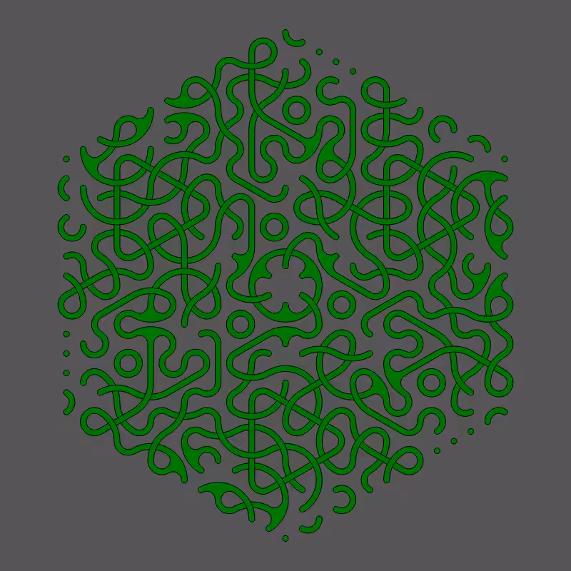 Threefold Symmetry - Dark Variations #188