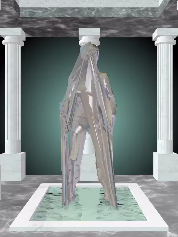 HeavenComputer: The Indifferent Opalescent Onyx Woman #4132