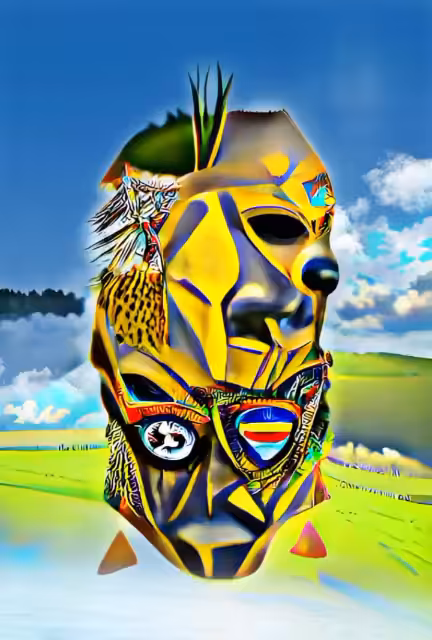 Gaya Tribal Mask