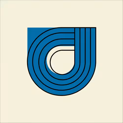CryptoBauhuas Mini Blue Circle (8x8 print shipped to you with purchase)