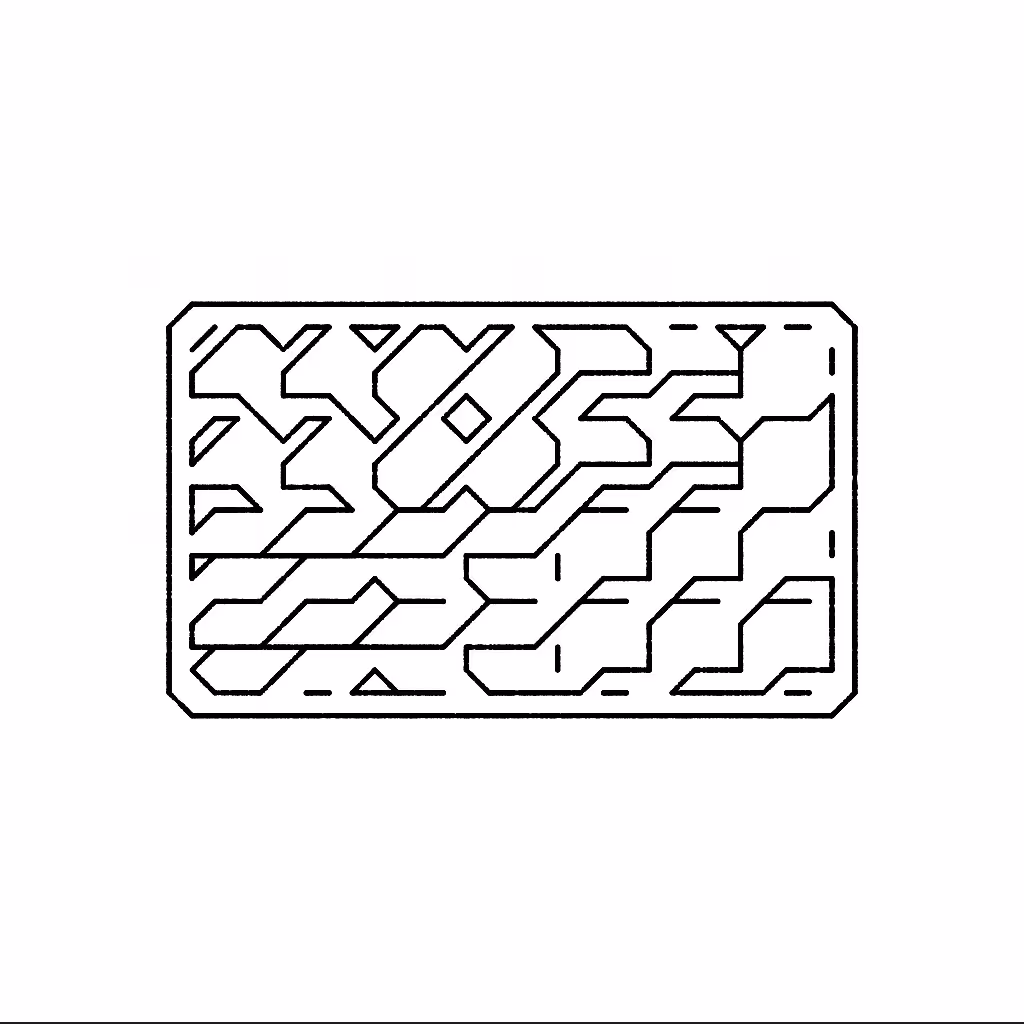 Diagonal Font #4
