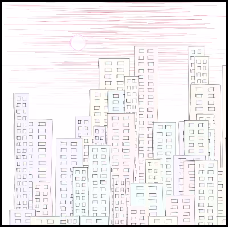 City sketch #12