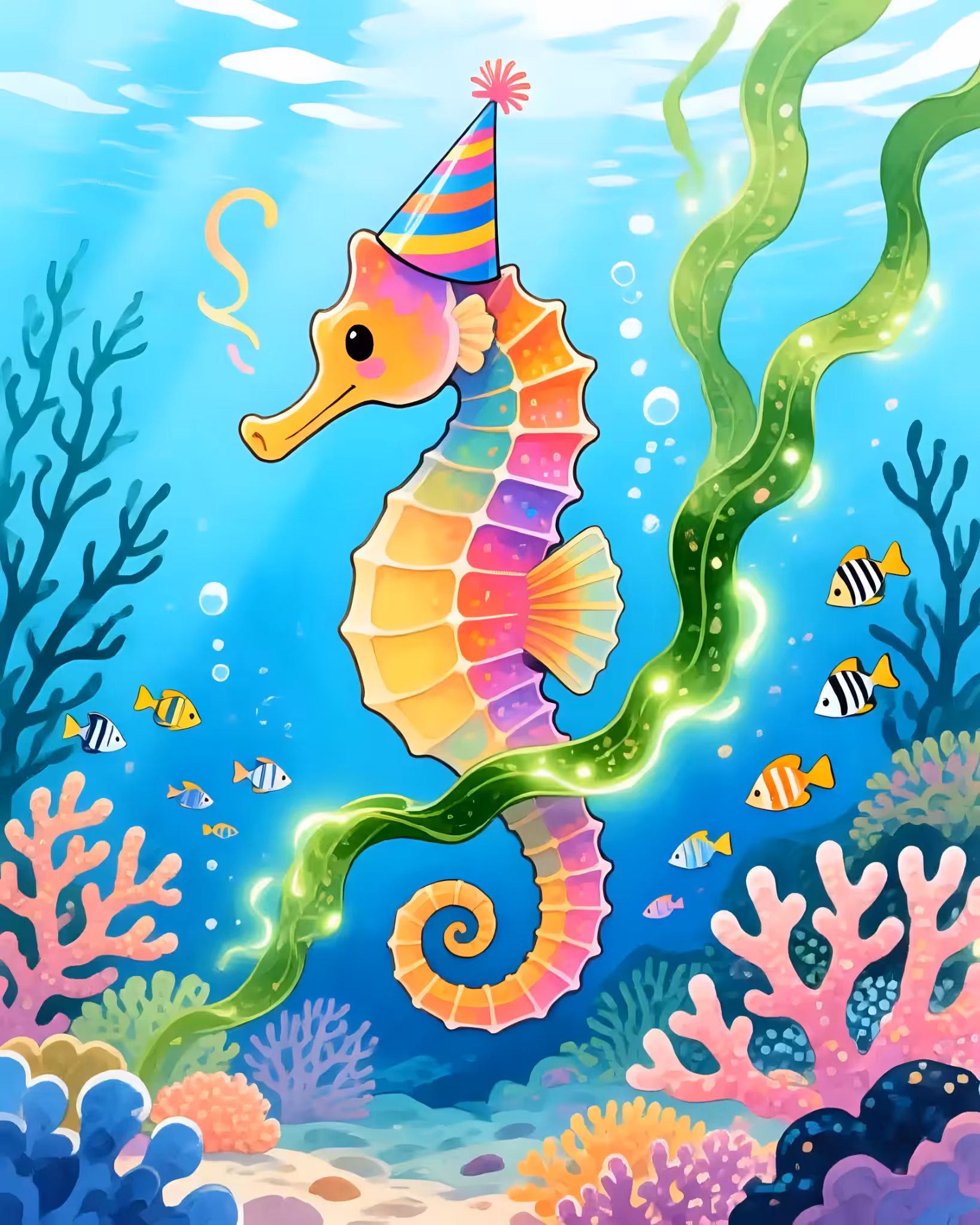 The happy seahorse 