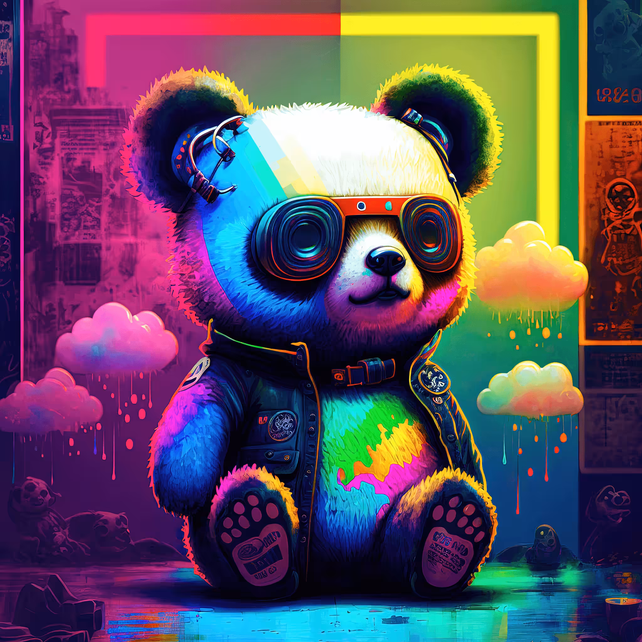 Cyberdelic Bear #5