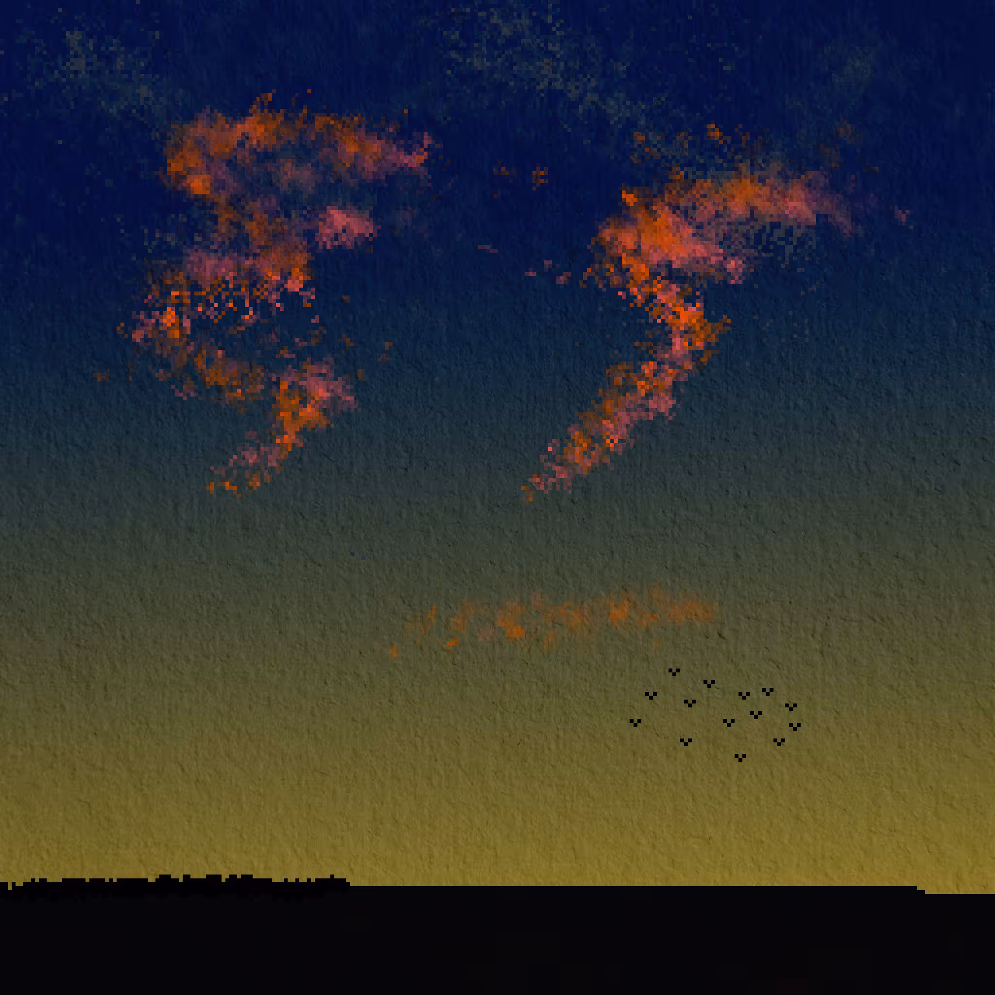 El danzar de los flamencos