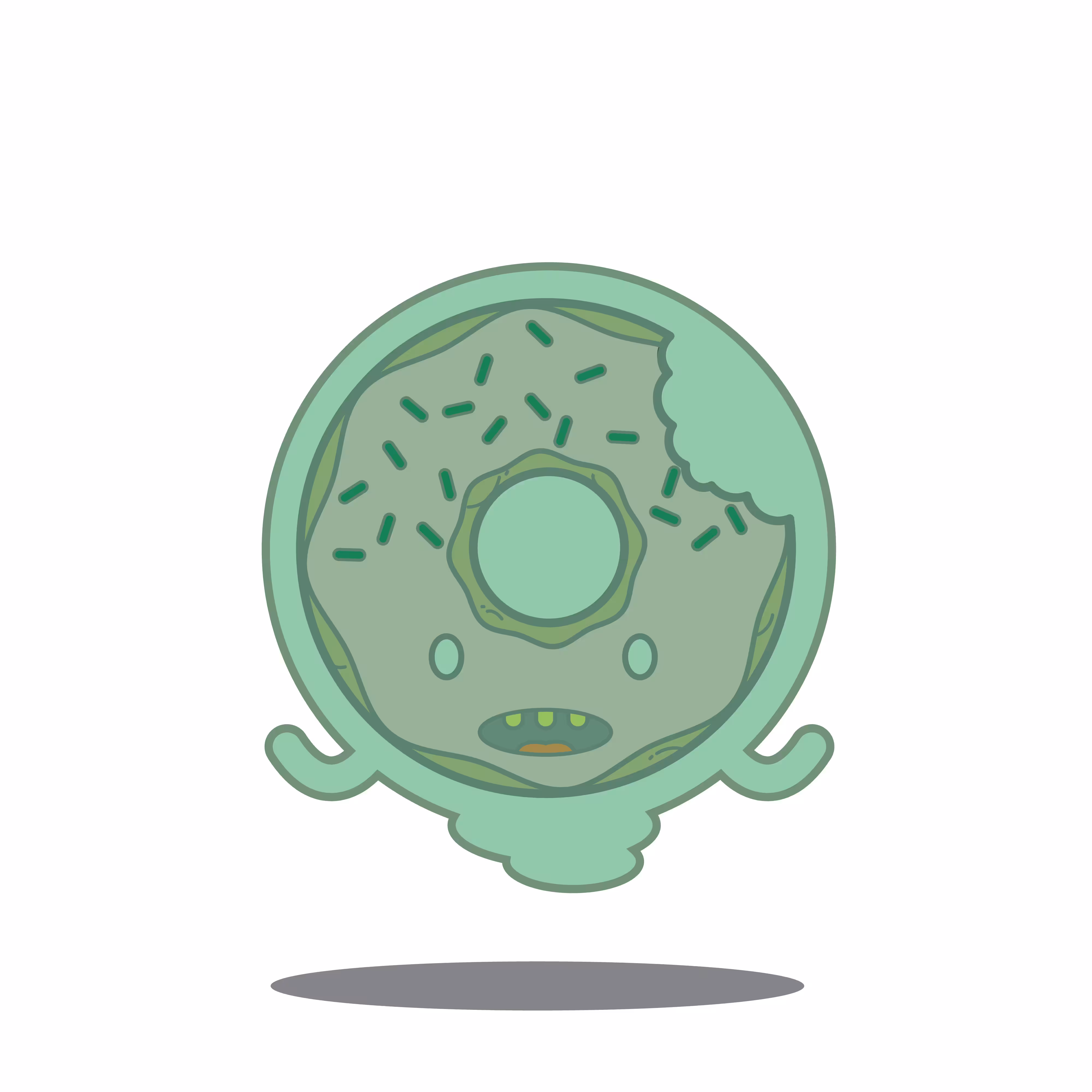 Butternut Deluxe 1s: Slimer Deluxe “DONUT HEADS” - #60