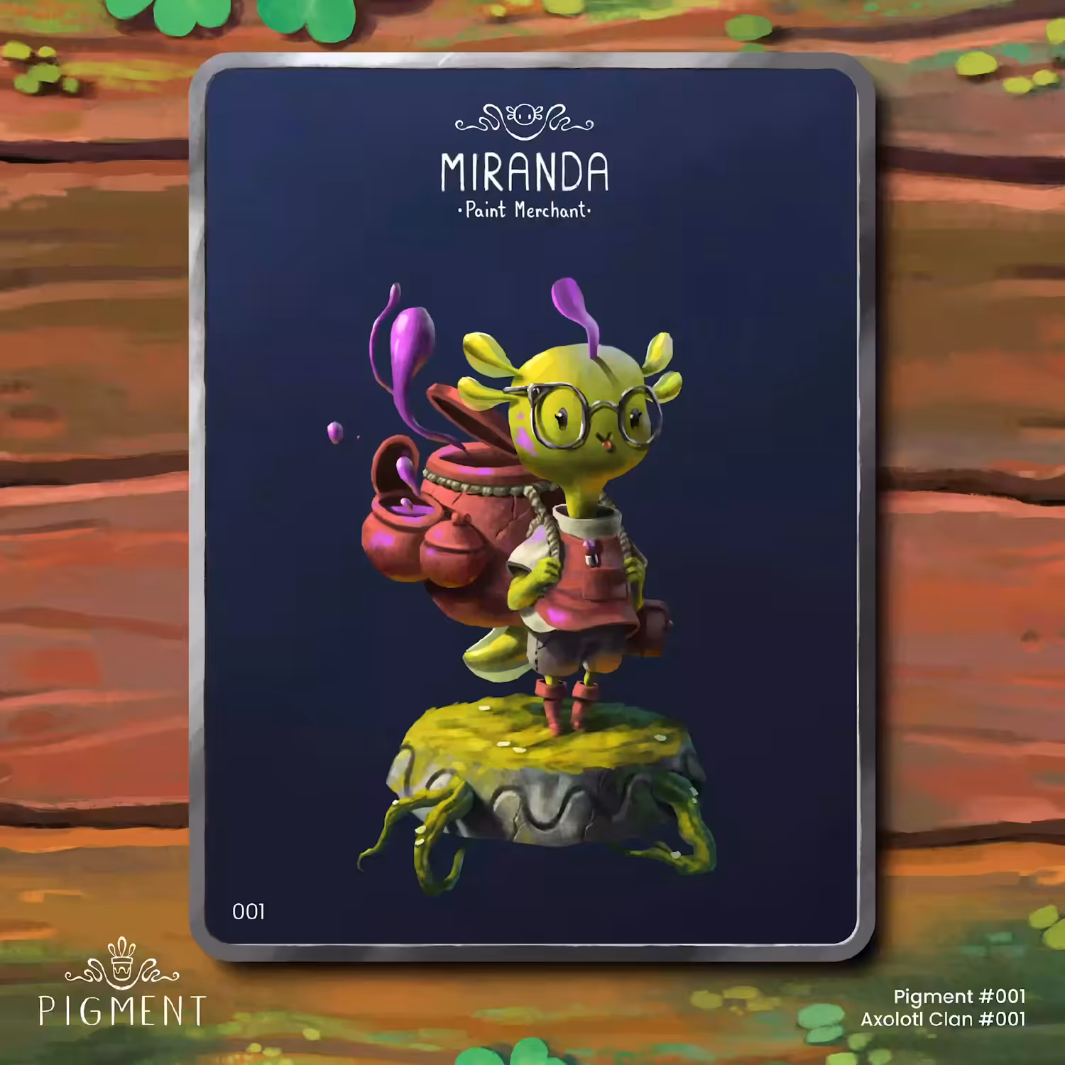 Pigment #001 , Miranda the Paint Merchant