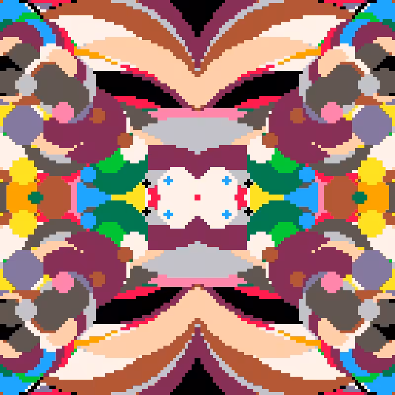 Rapid Psychedelic Inkblot Test Generator #28