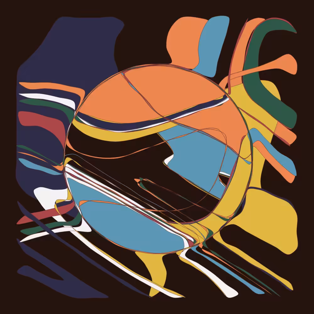 Geometric colorful shapes 3 #130