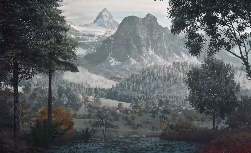 Beyond the Oaks Panorama