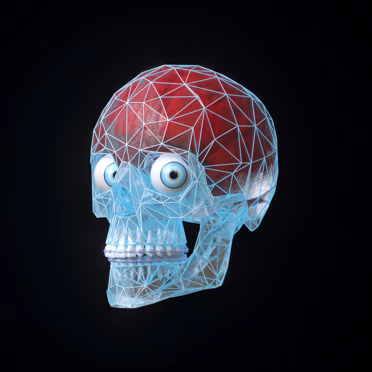 Diamond skull - Snow Queen.