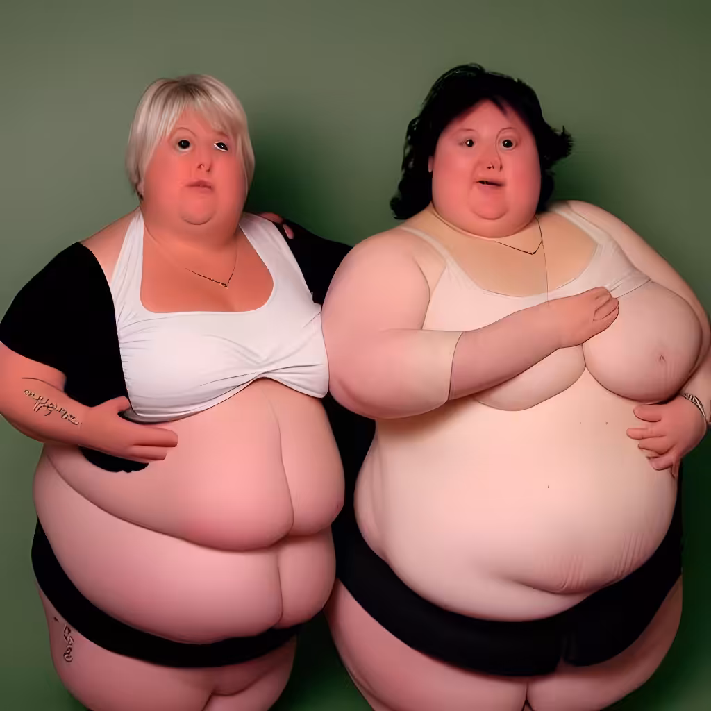 2 skinny girls 