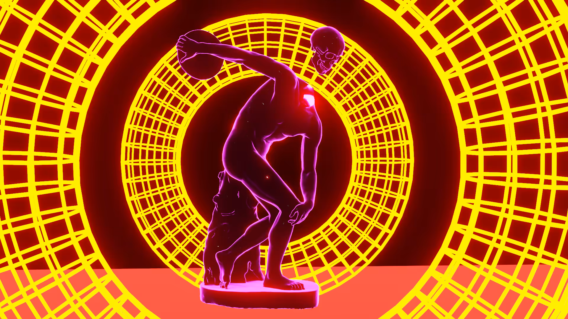 Statue in the metaverse