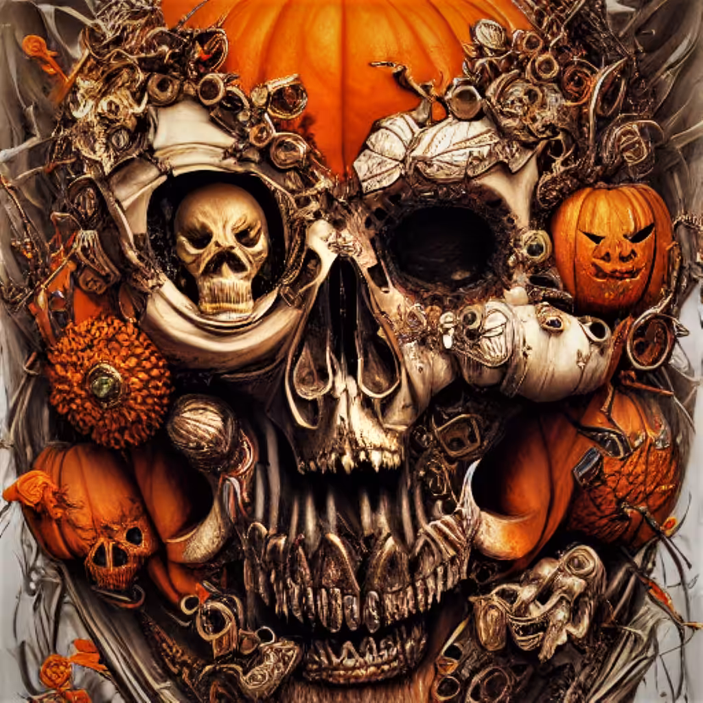 HALLOWEEN SKULL #8