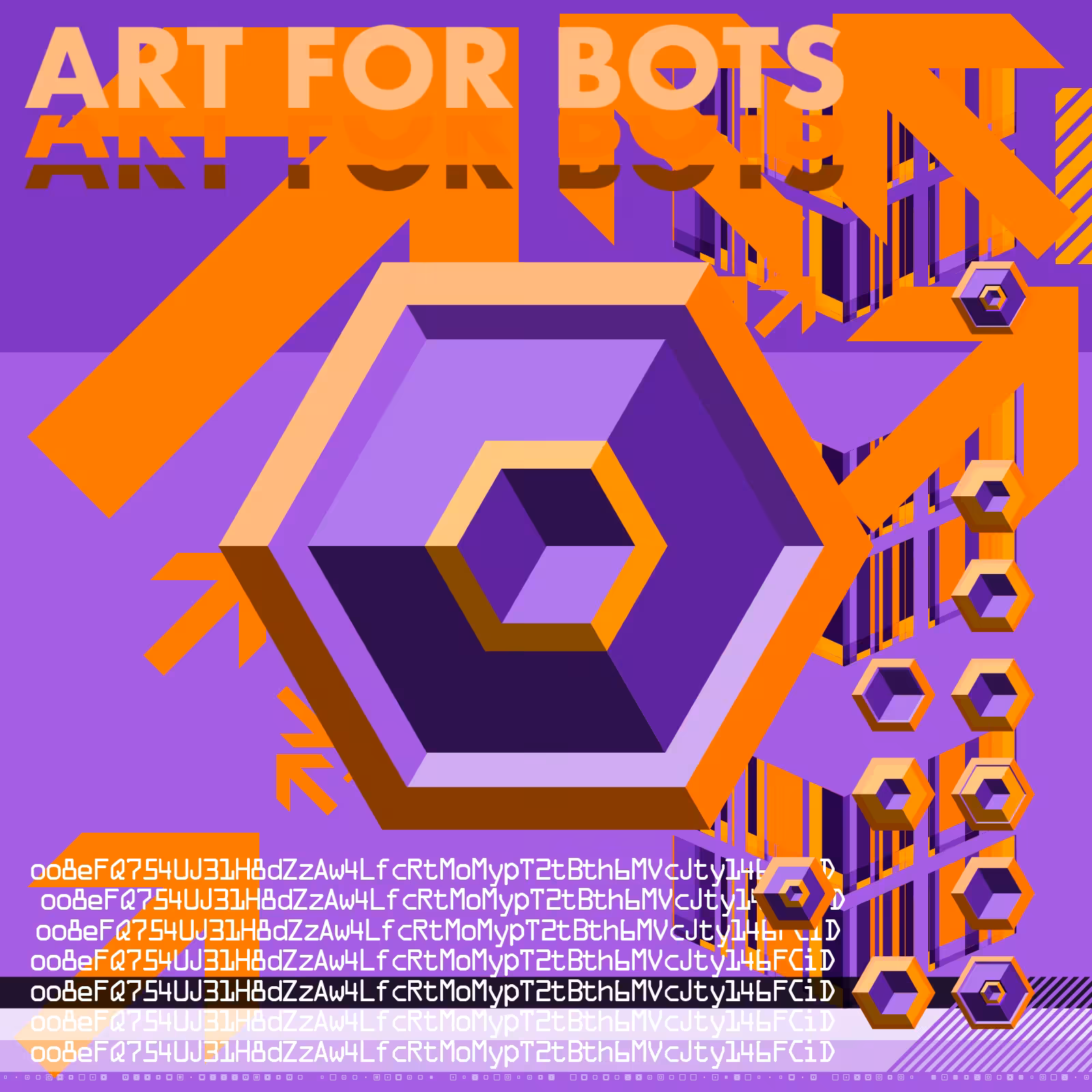 Hexagones - Art for Bots for Humans #14
