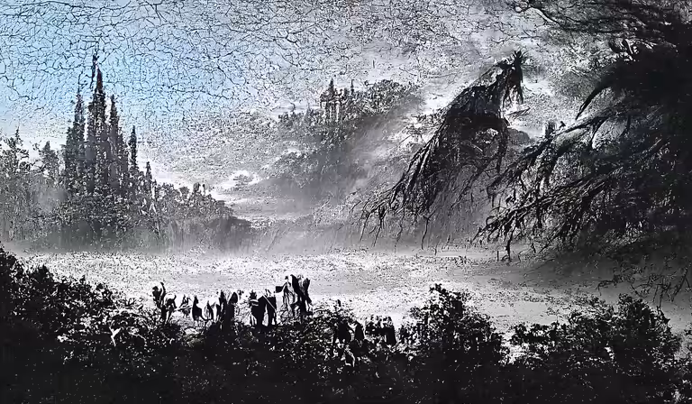 Frozen hills