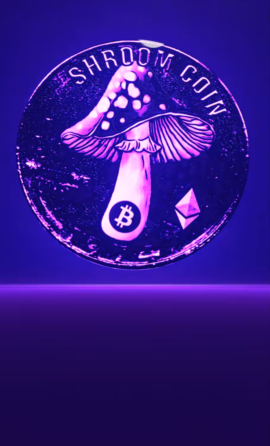 1/3 SHROOM COIN #006 Ultraviolet (UV) S/N SCUV01 !3D VIDEO AND CUSTOM BEATS by KUSHNADAS!
