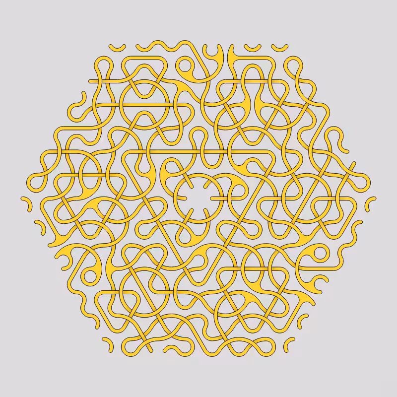 Truchet Threefold Symmetry #32
