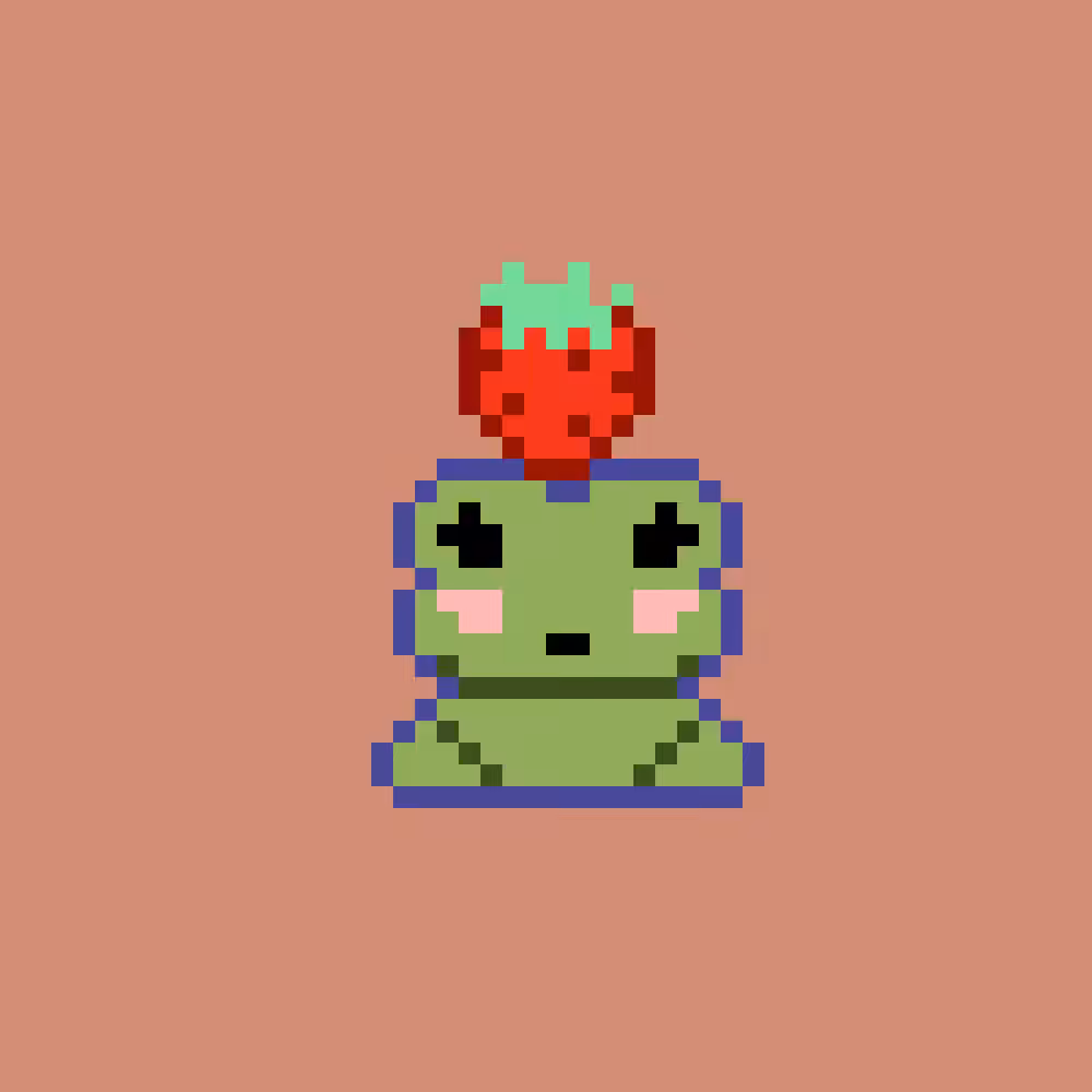 TezFrog - Strawberry Frog #1