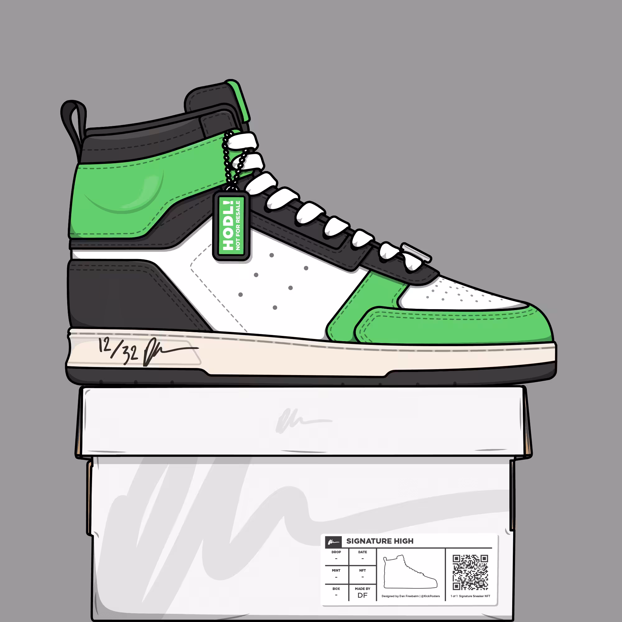 Signature Sneaker High 'Spectrum' - #12