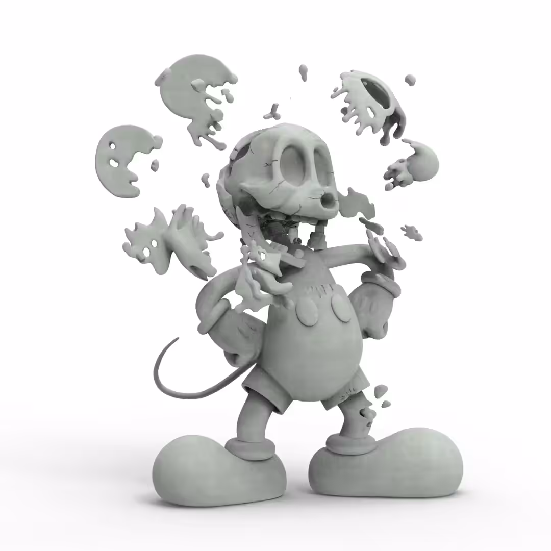Deconstructed Mouse (Concrete)