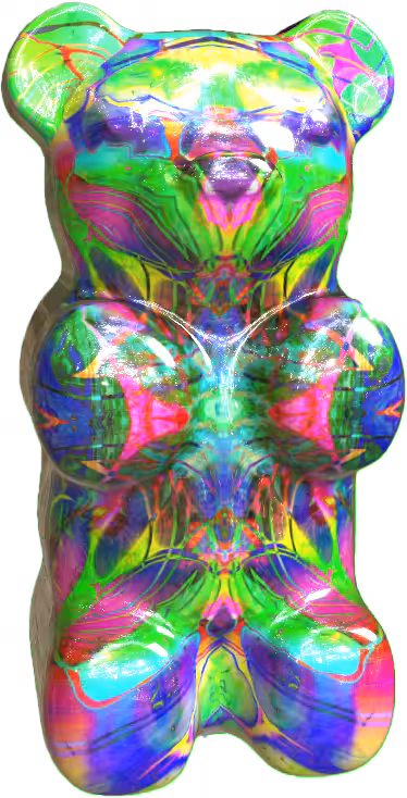 LSD Gummy Bear PFP B-Sides AR Model #5