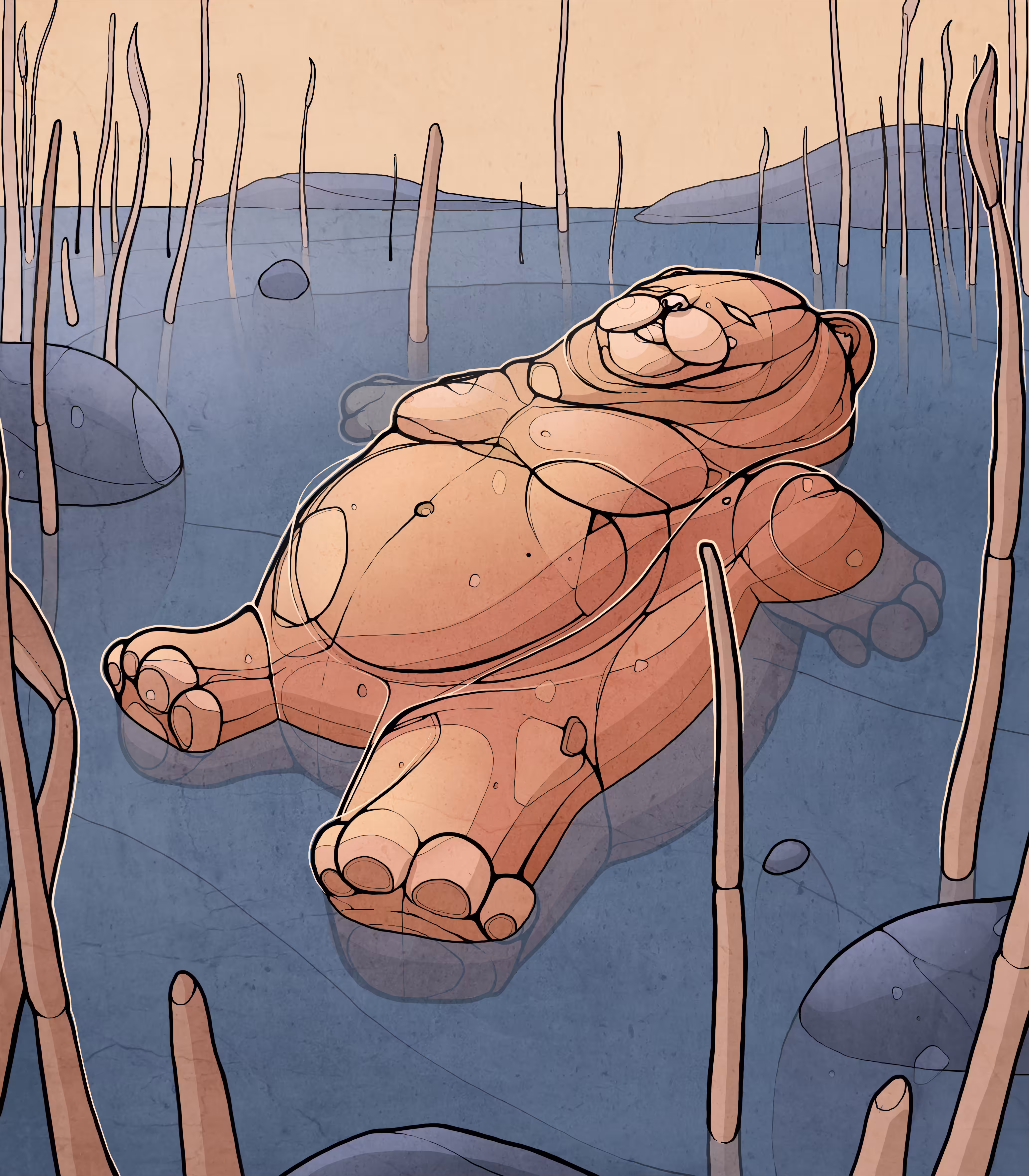 Floating Teddy