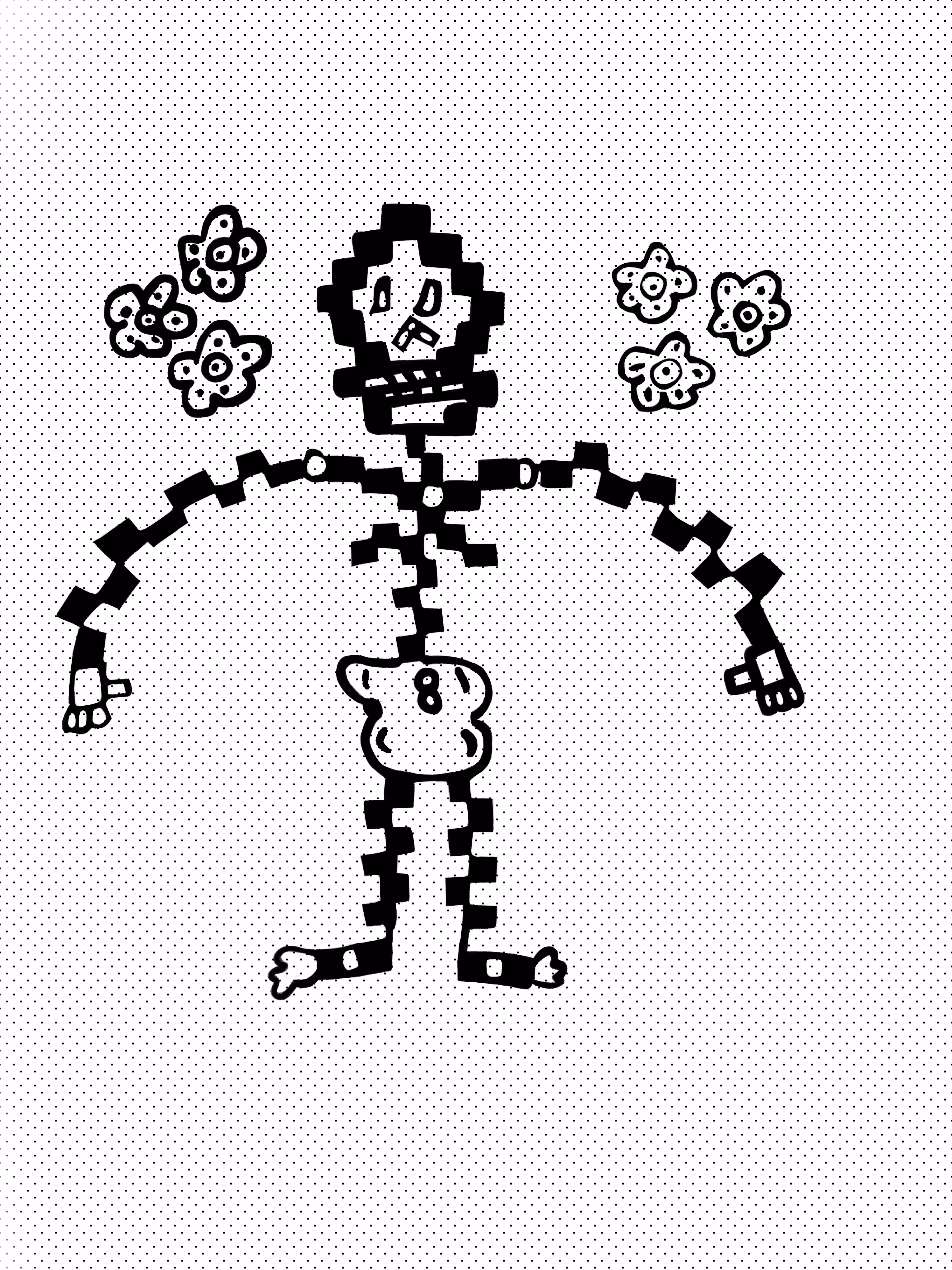 Pixel skeleton 💀 