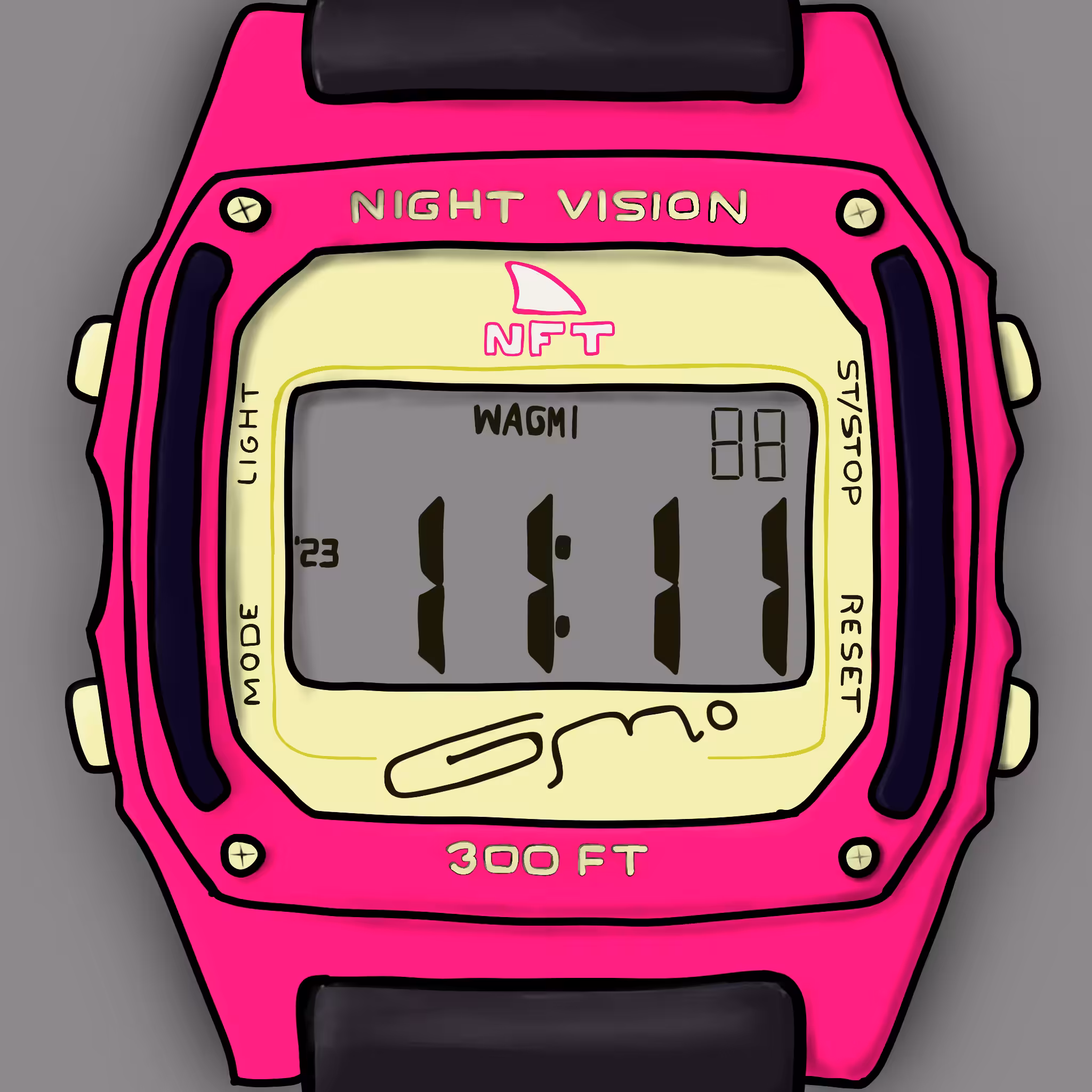 Make a Wish NFT Watch - Colorway #47