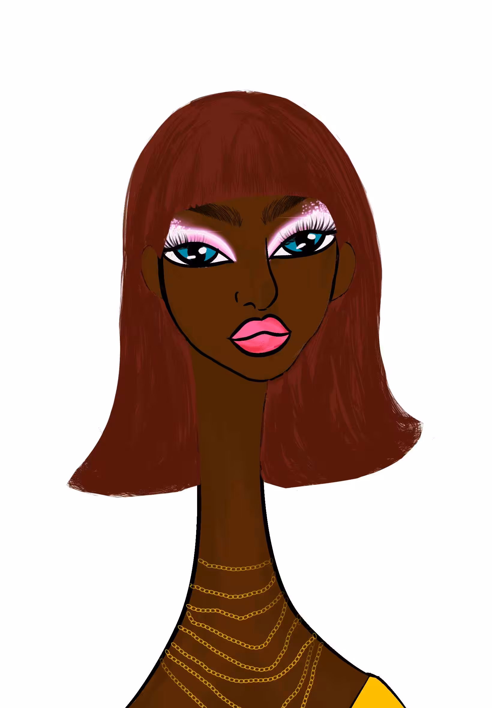 Long Neckie Lady #18