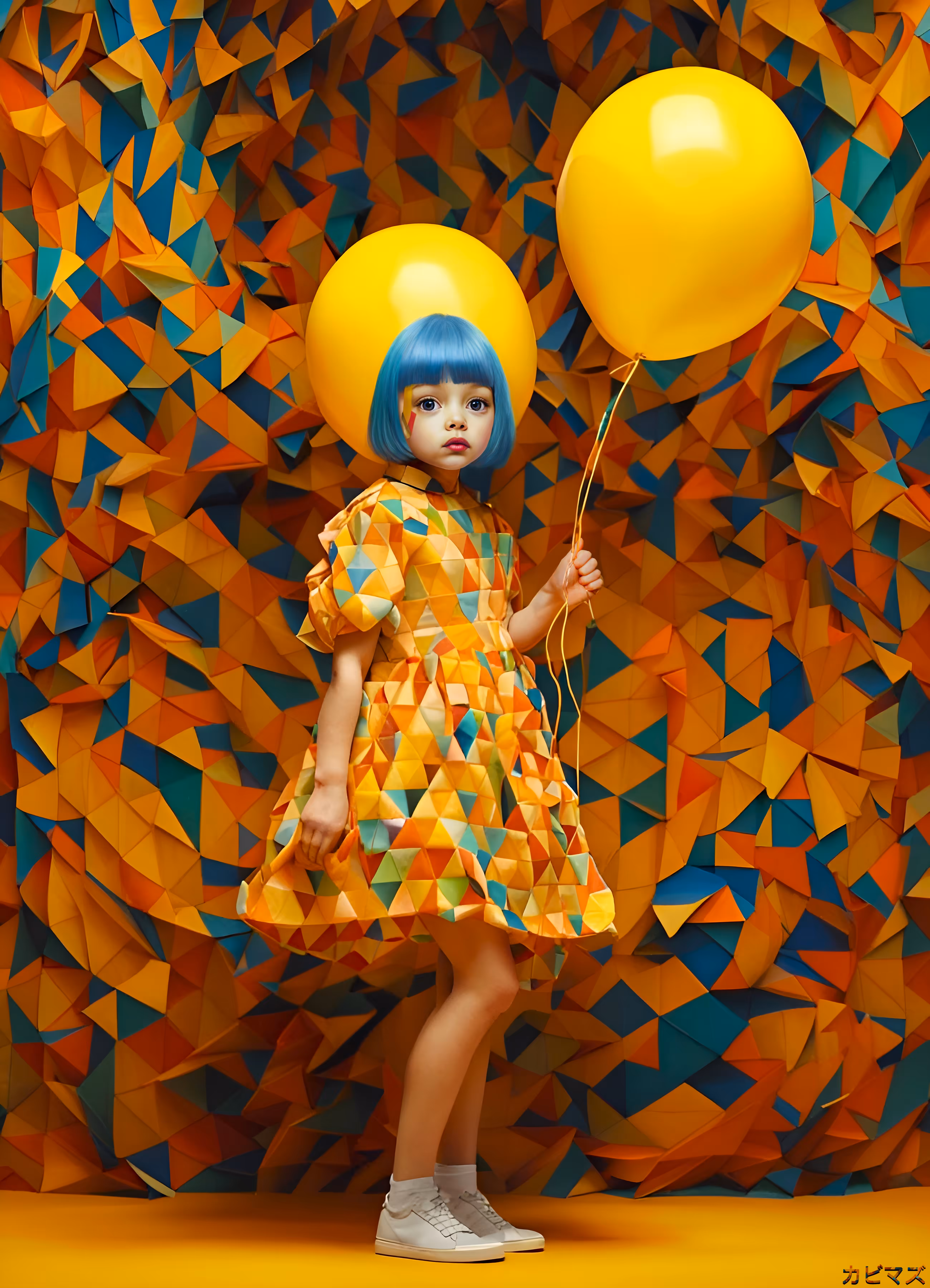 Girl with Yellow Balloon