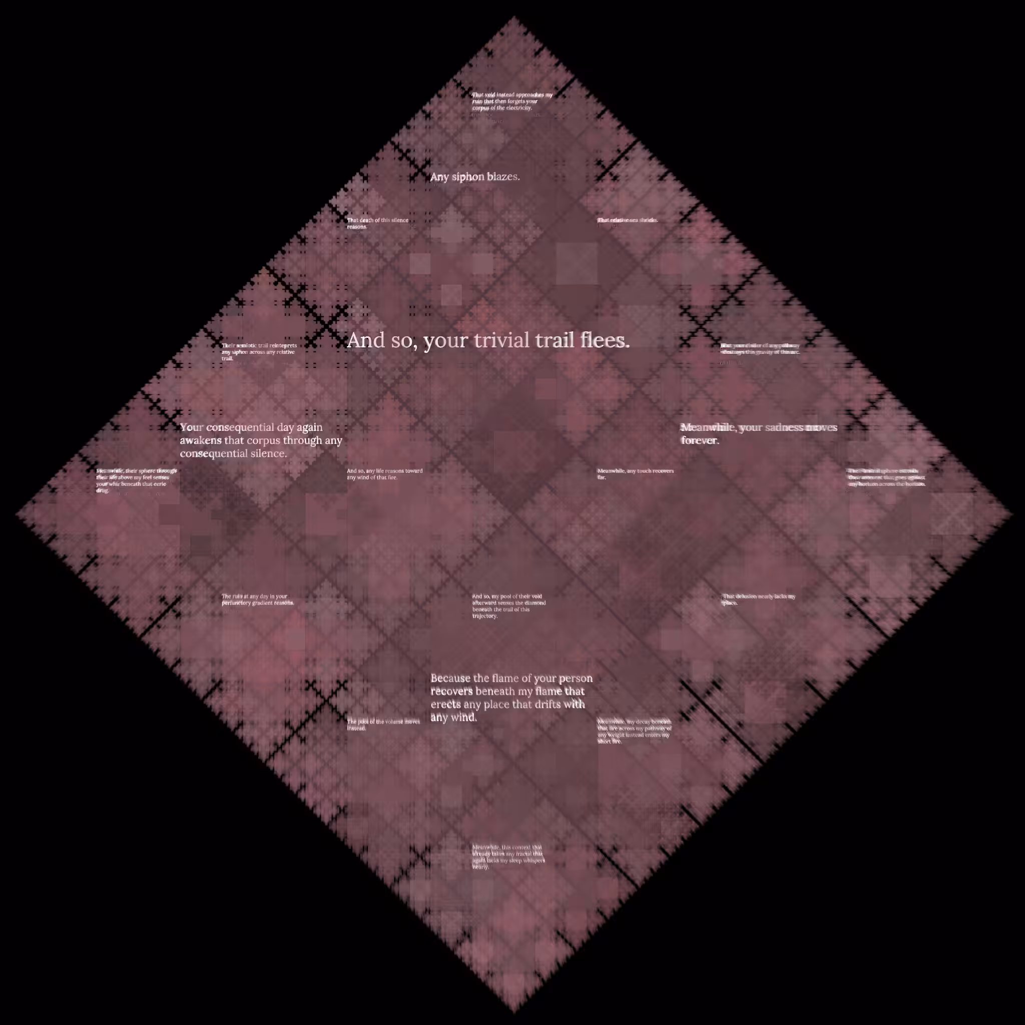 Diamond Fractal Fire #128