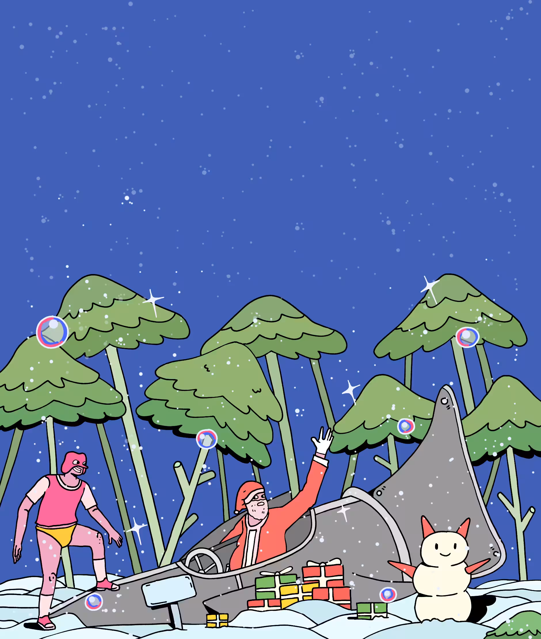 Modern Santa