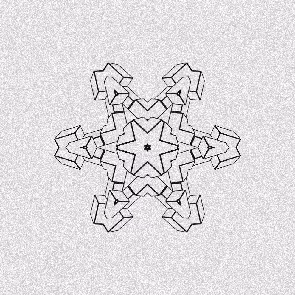 Monochrome Kaleido #158