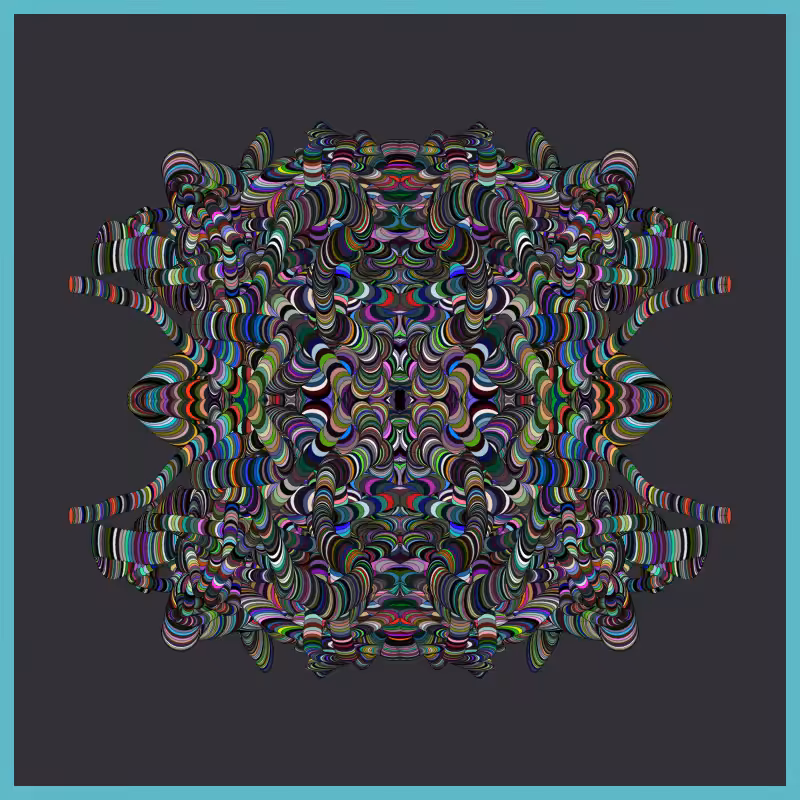 Symmetric Perlinized Ellipse #7