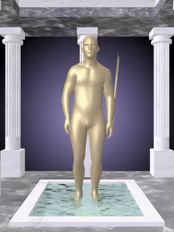 HeavenComputer: The Jumping Faded Gold Man #5524