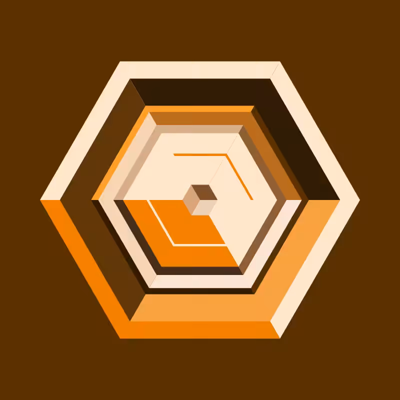Hexagones - Art for Bots #58