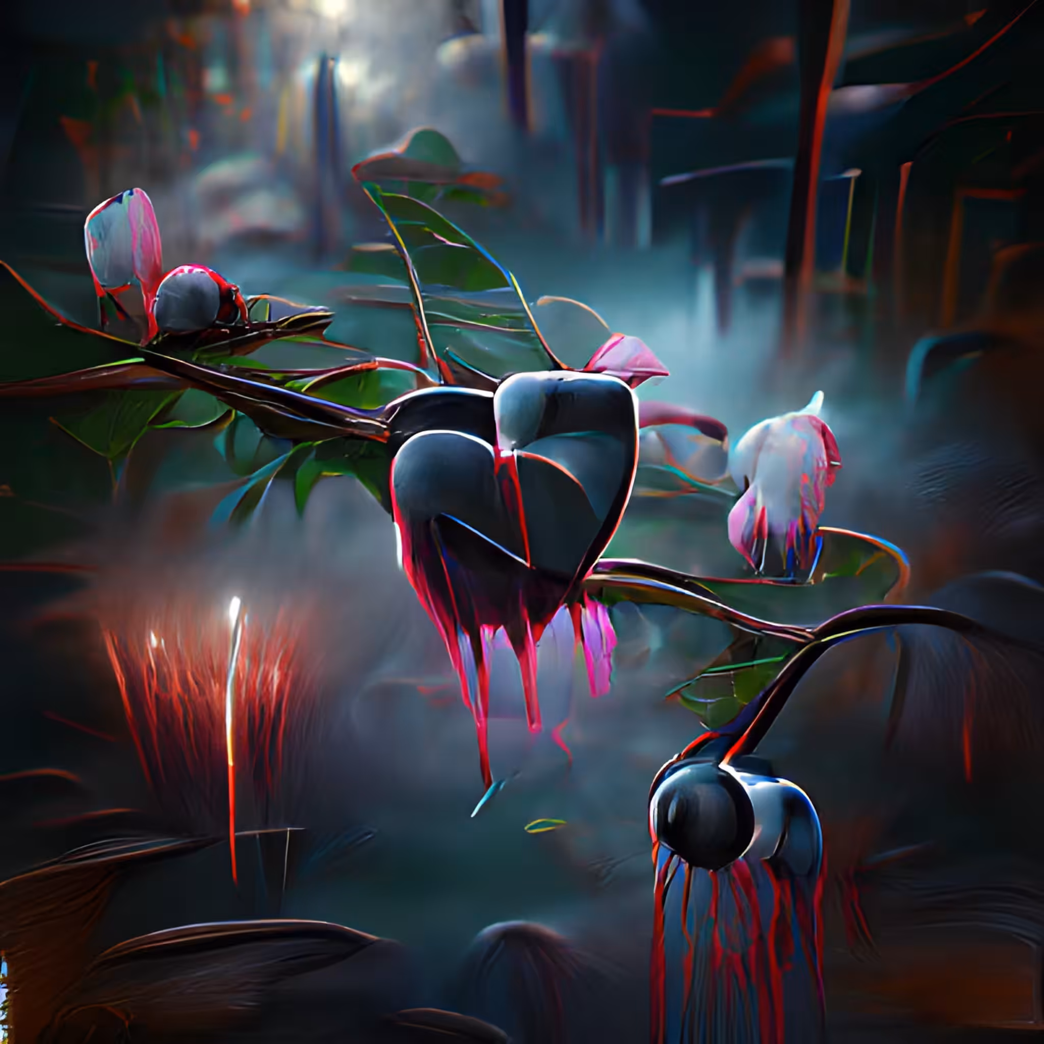 Corrupted heart of nature