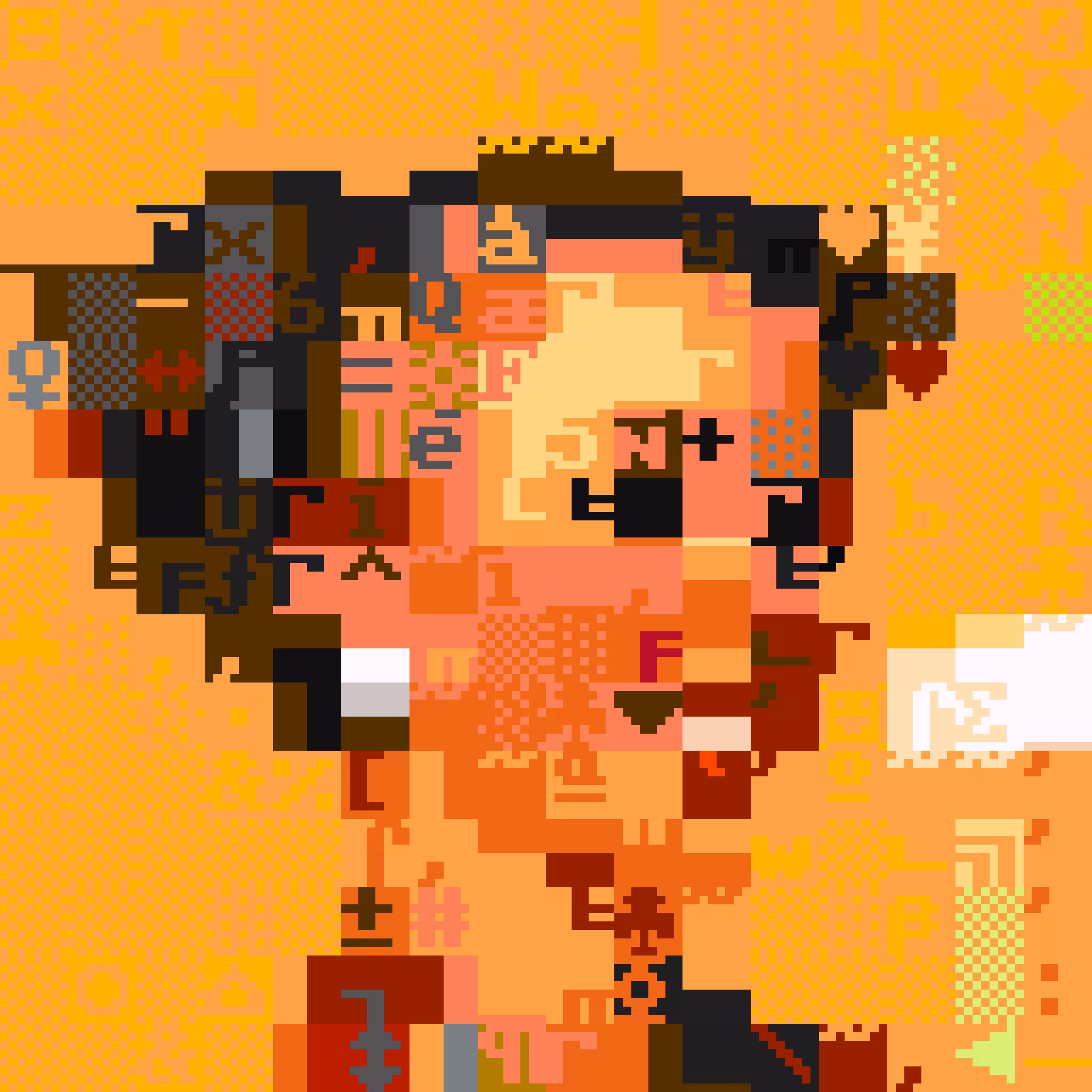 DOS-up girl #005