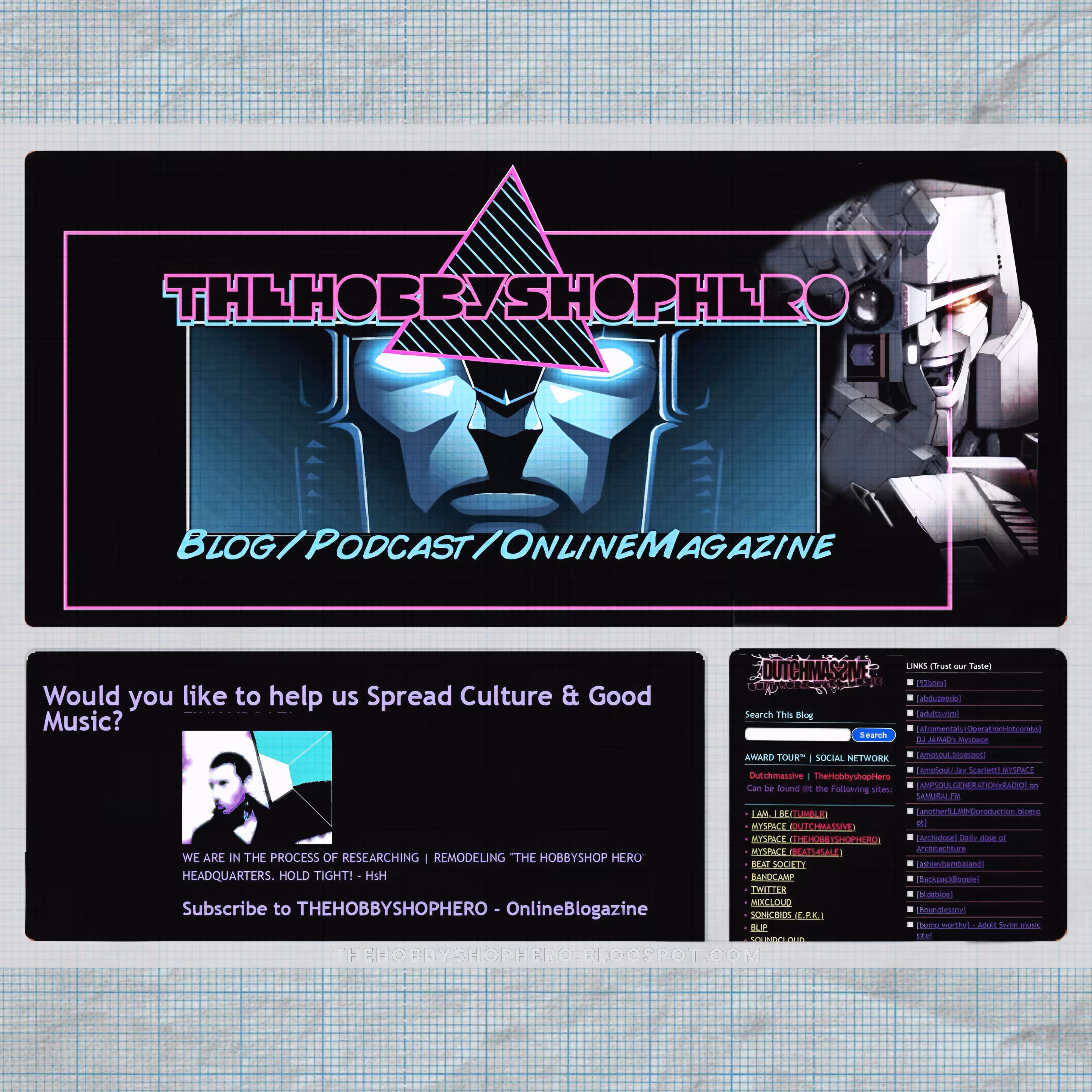 "Evolution of a Shrug" (Music Video): THE HOBBYSHOP HERO _ ONLINE BLOGaZINE (All Entries 2007-2011) [696 pages - PDF]