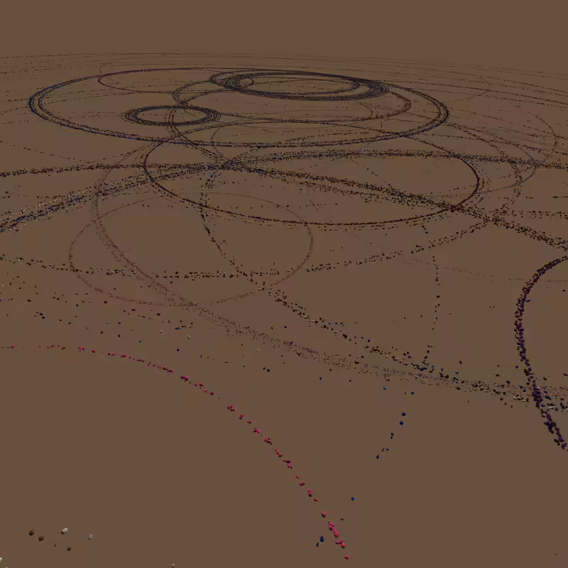 circle drops - 'the passenger' sketches #203