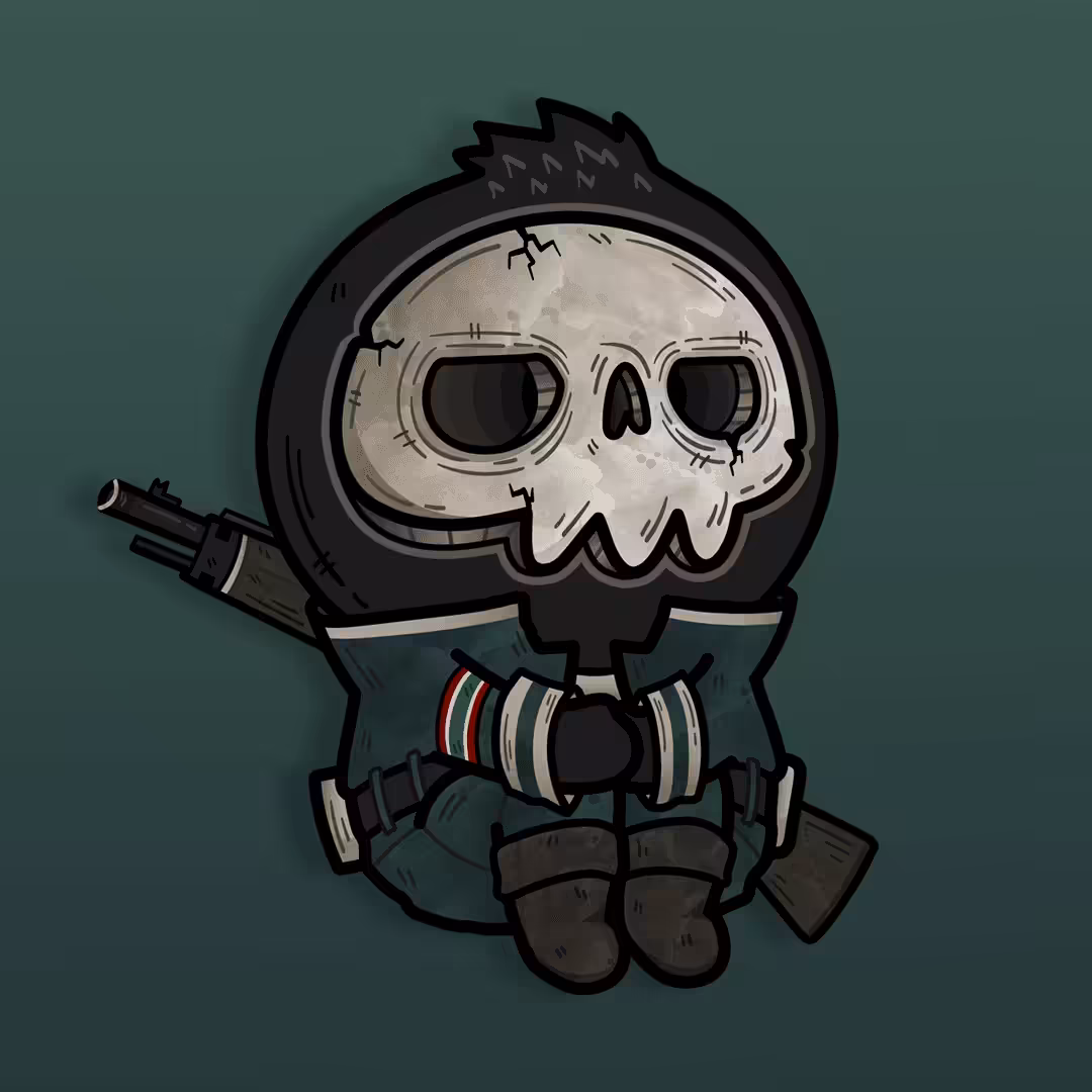 DEATH SKULL MASK CHARACTERS #015