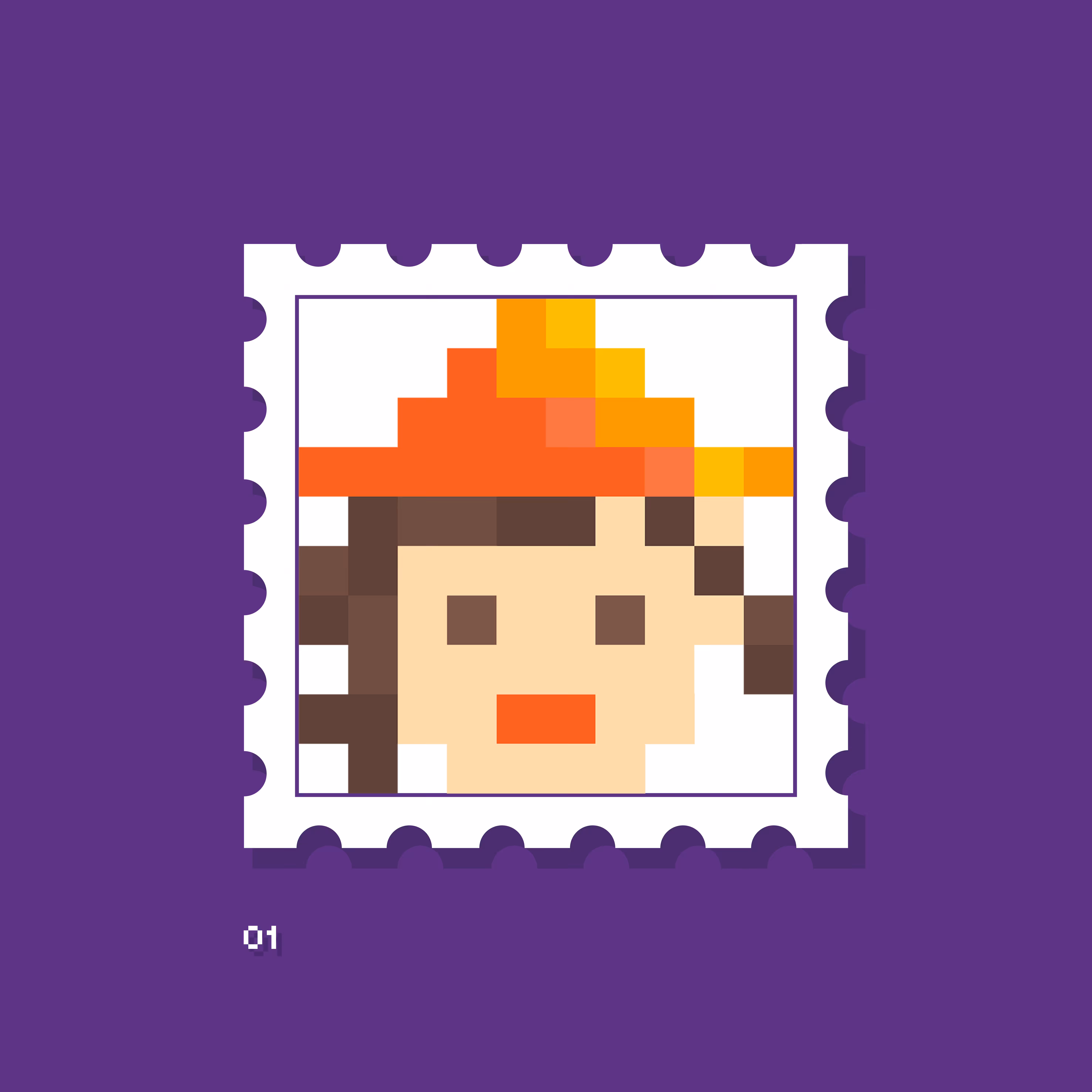 stamp girl 01